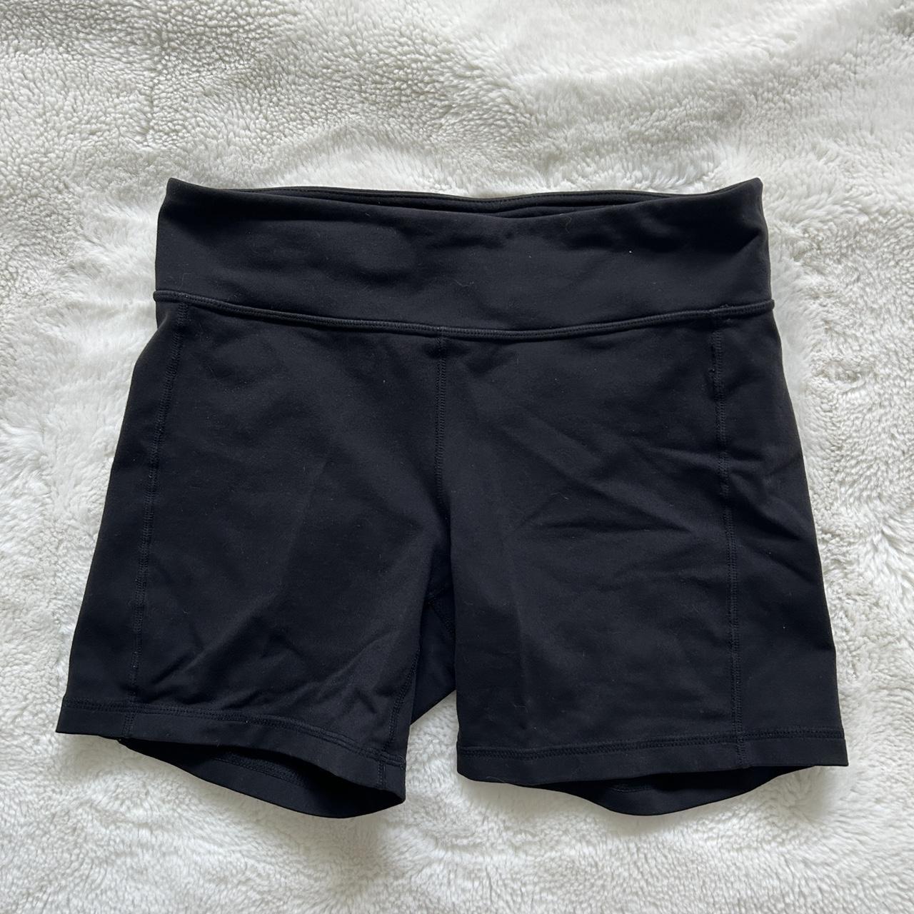 Athleta black biker shorts Size XS #athleta... - Depop