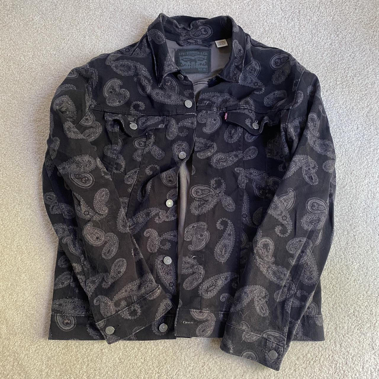 Paisley clearance jean jacket