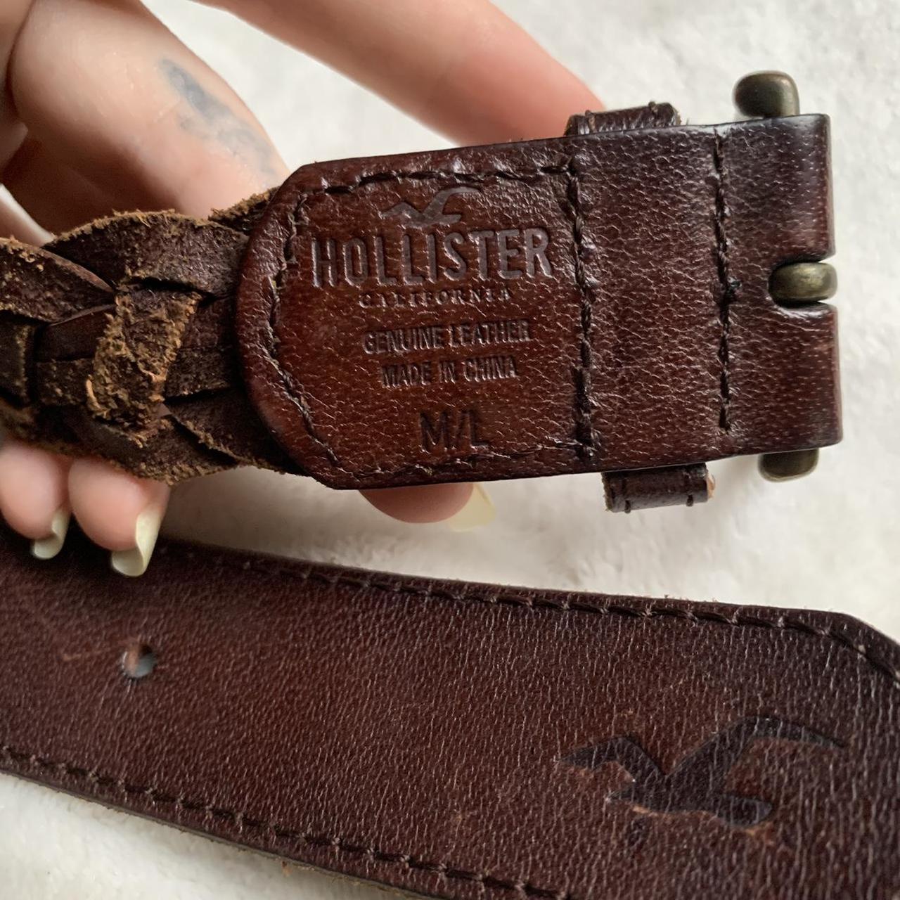 Hollister best sale leather belt