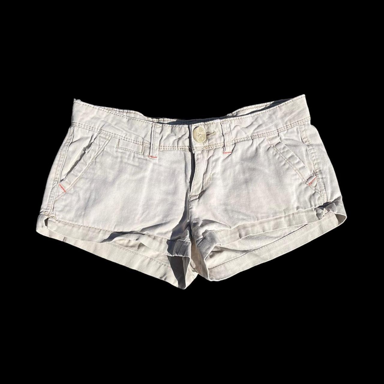 Aeropostale Womens Cream Shorts Depop 0686