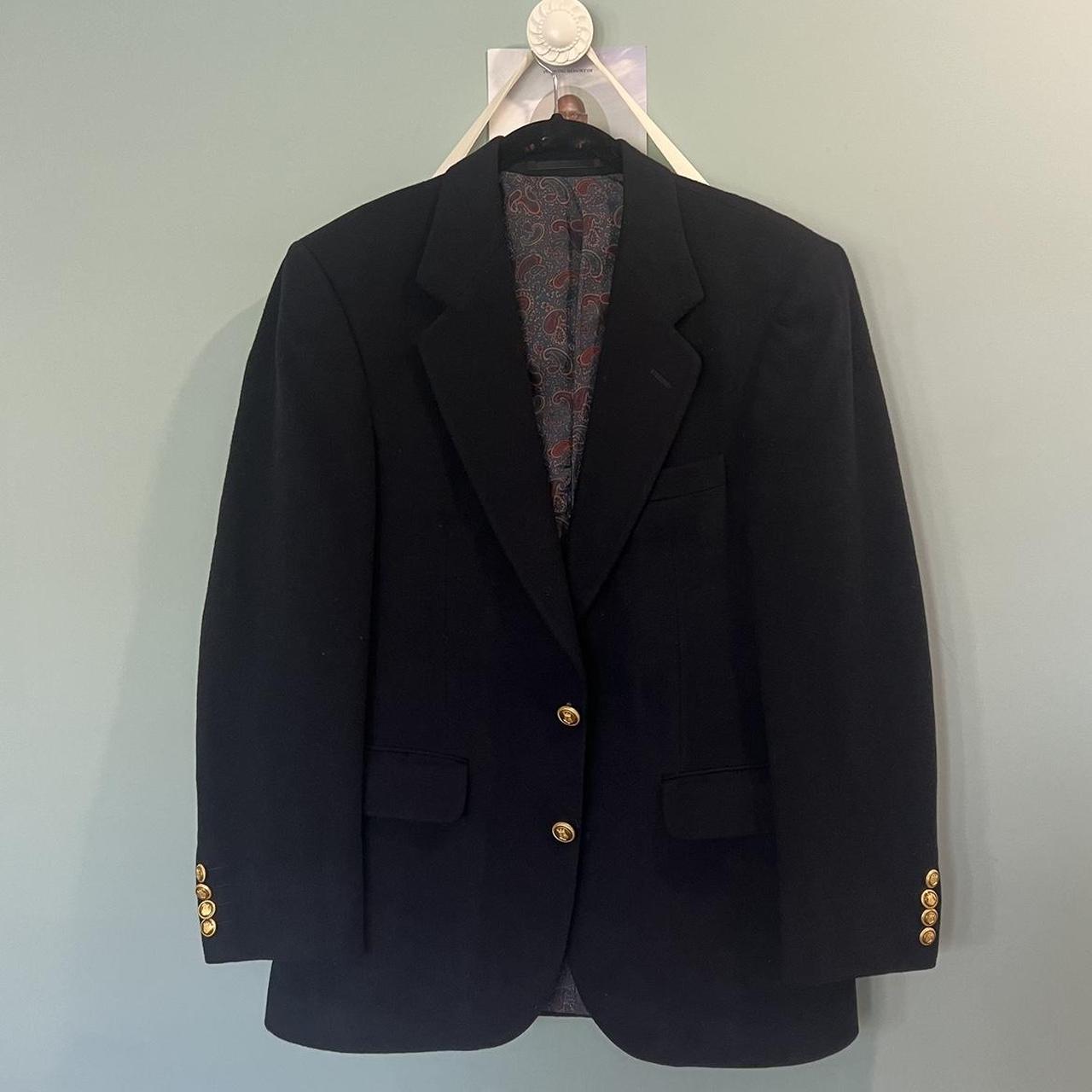 black pure cashmere blazer from Aquascutum made in Depop