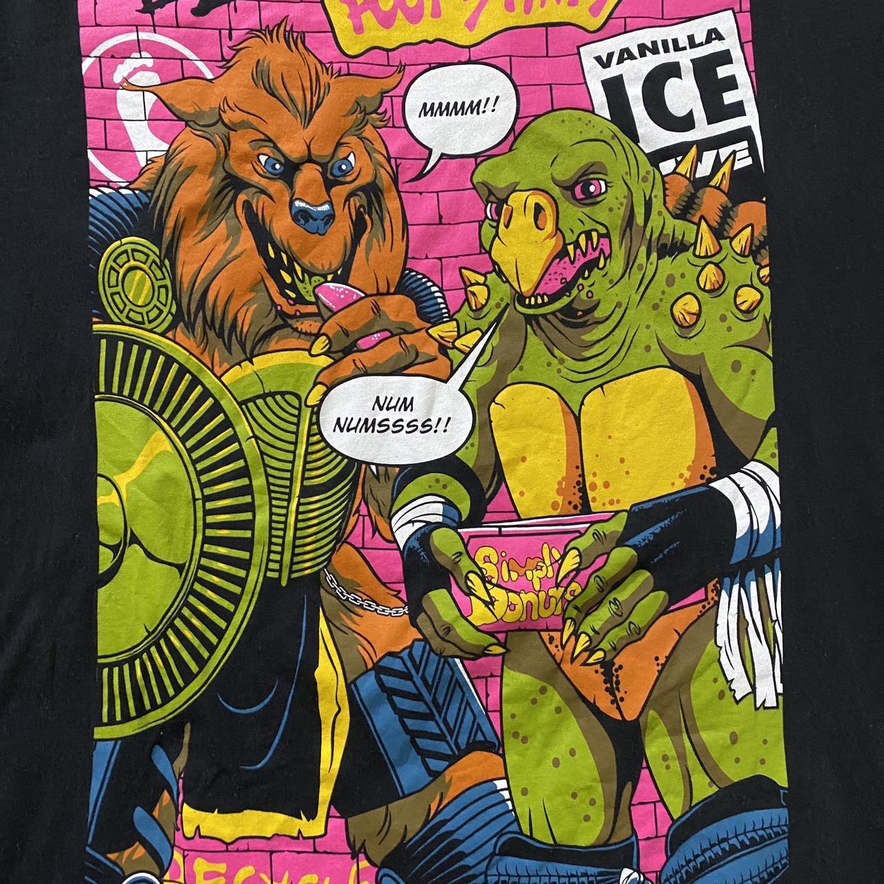 Limited edition vanilla ice ninja turtle shirt - Depop