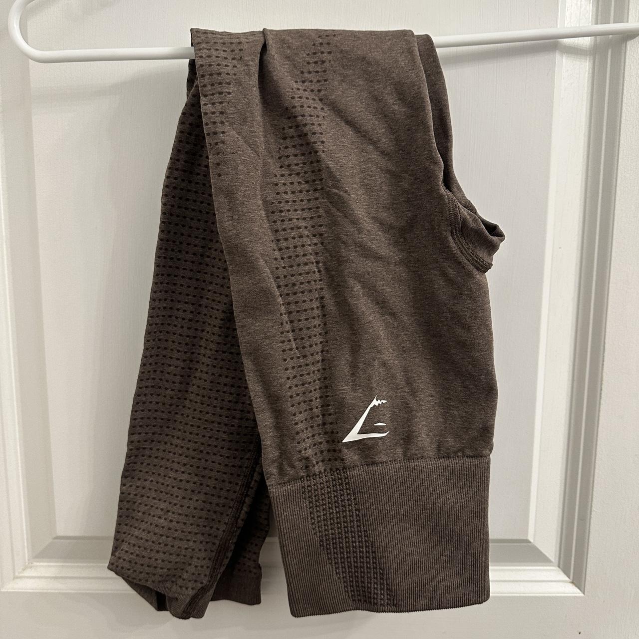 Brown marl Gymshark vital seamless 2.0 leggings in - Depop
