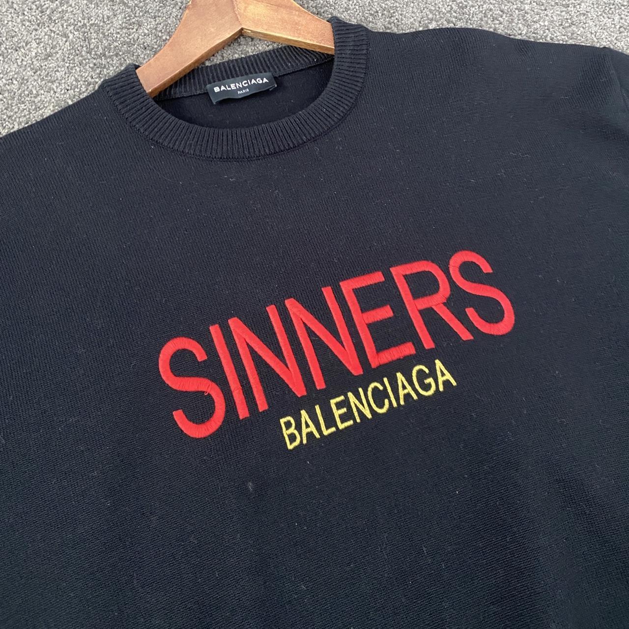 Balenciaga on sale sinners shirt