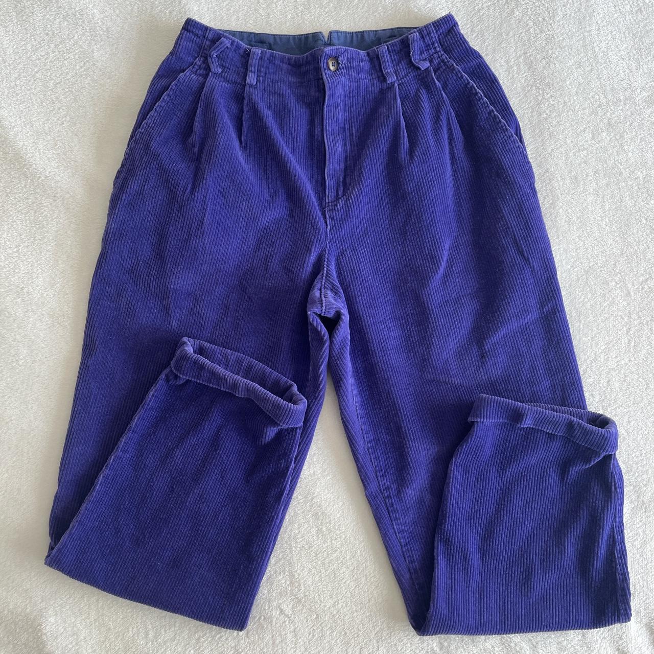 Liz Claiborne Women's Purple Trousers | Depop