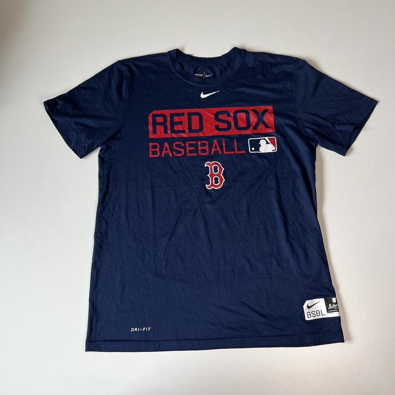 Boston Red Sox Nike Baseball T Shirt Slight... - Depop