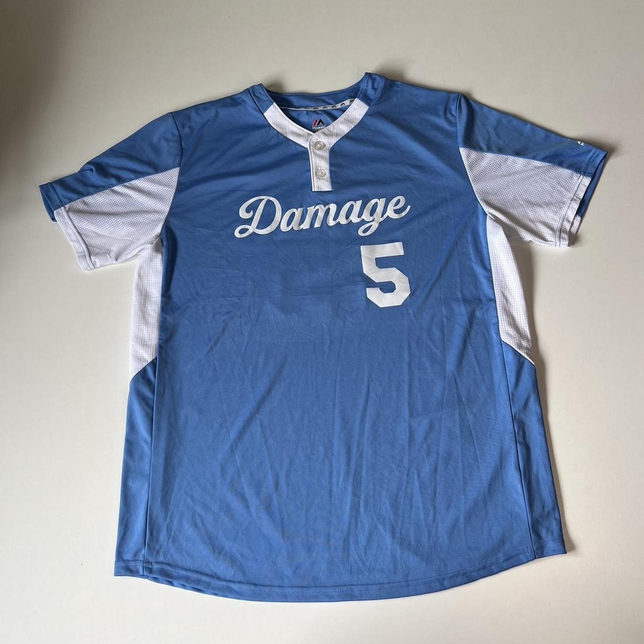 Damage Majestic Baseball Jersey 👕 Brand -... - Depop