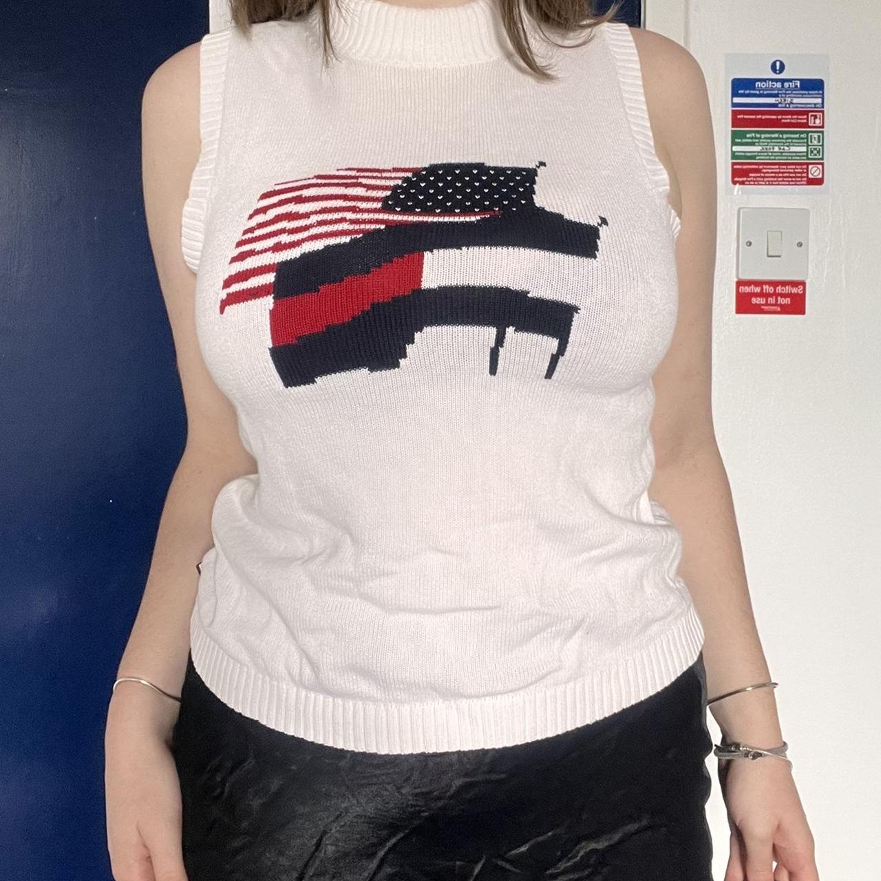 Tommy hilfiger USA Flag White