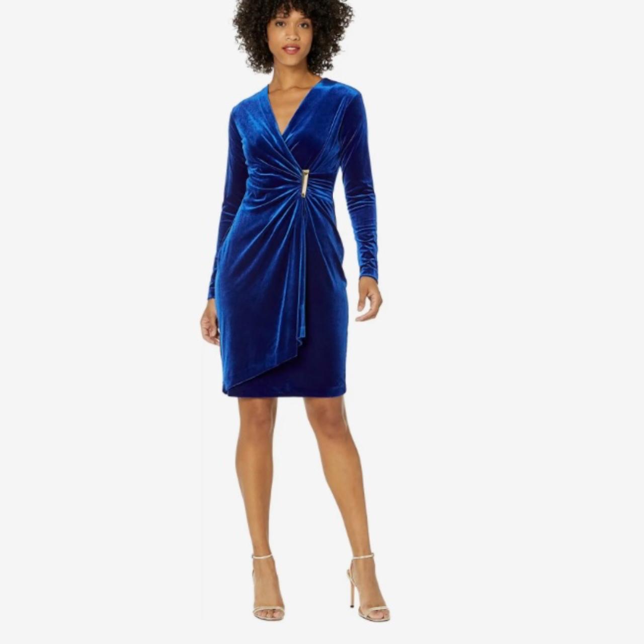 Calvin Klein Women's Blue Dress | Depop