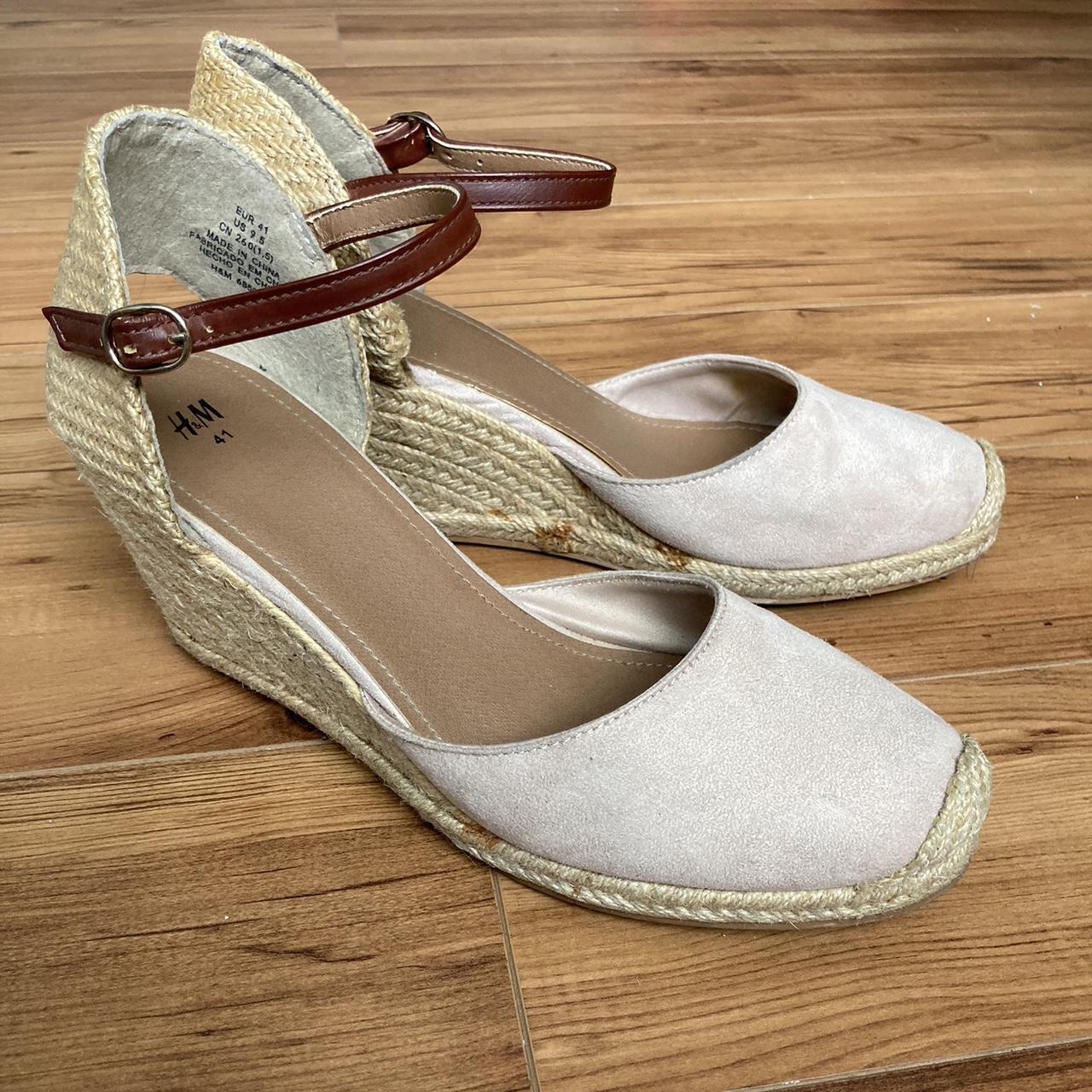 H&m best sale white espadrilles