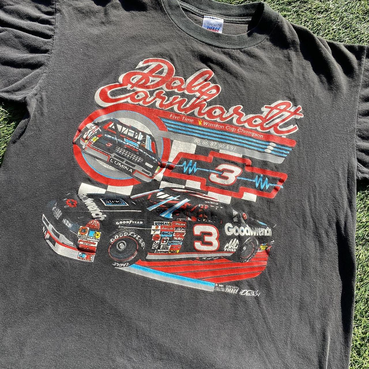 NASCAR Men's Black T-shirt | Depop