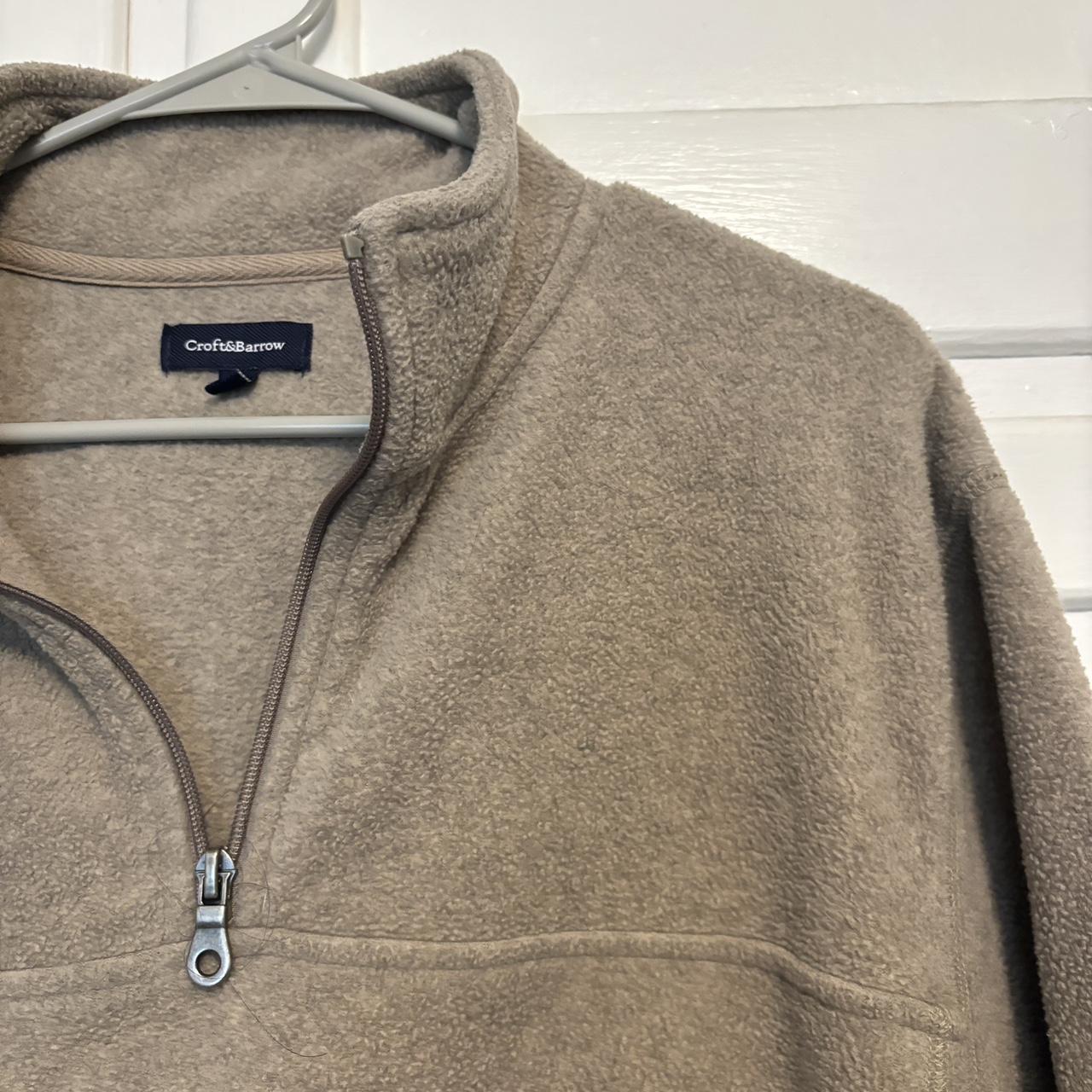 Croft and barrow mens fleece pullover sale