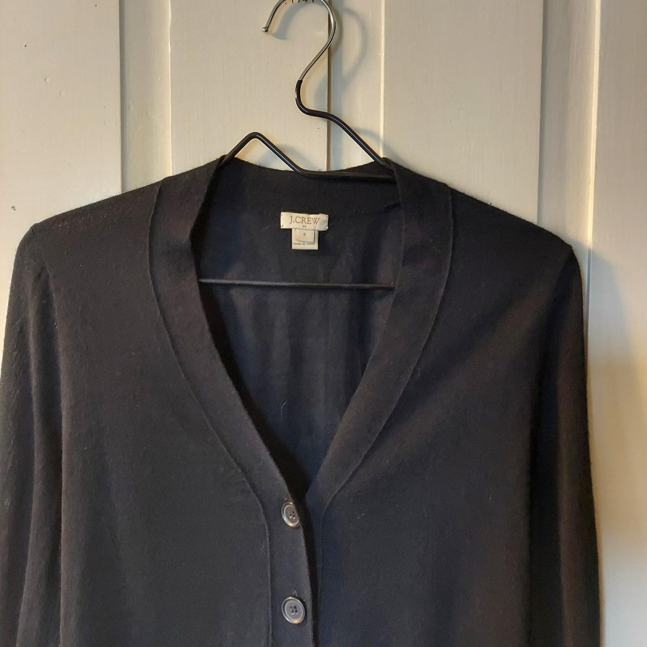 J.Crew Women's Black Cardigan Depop