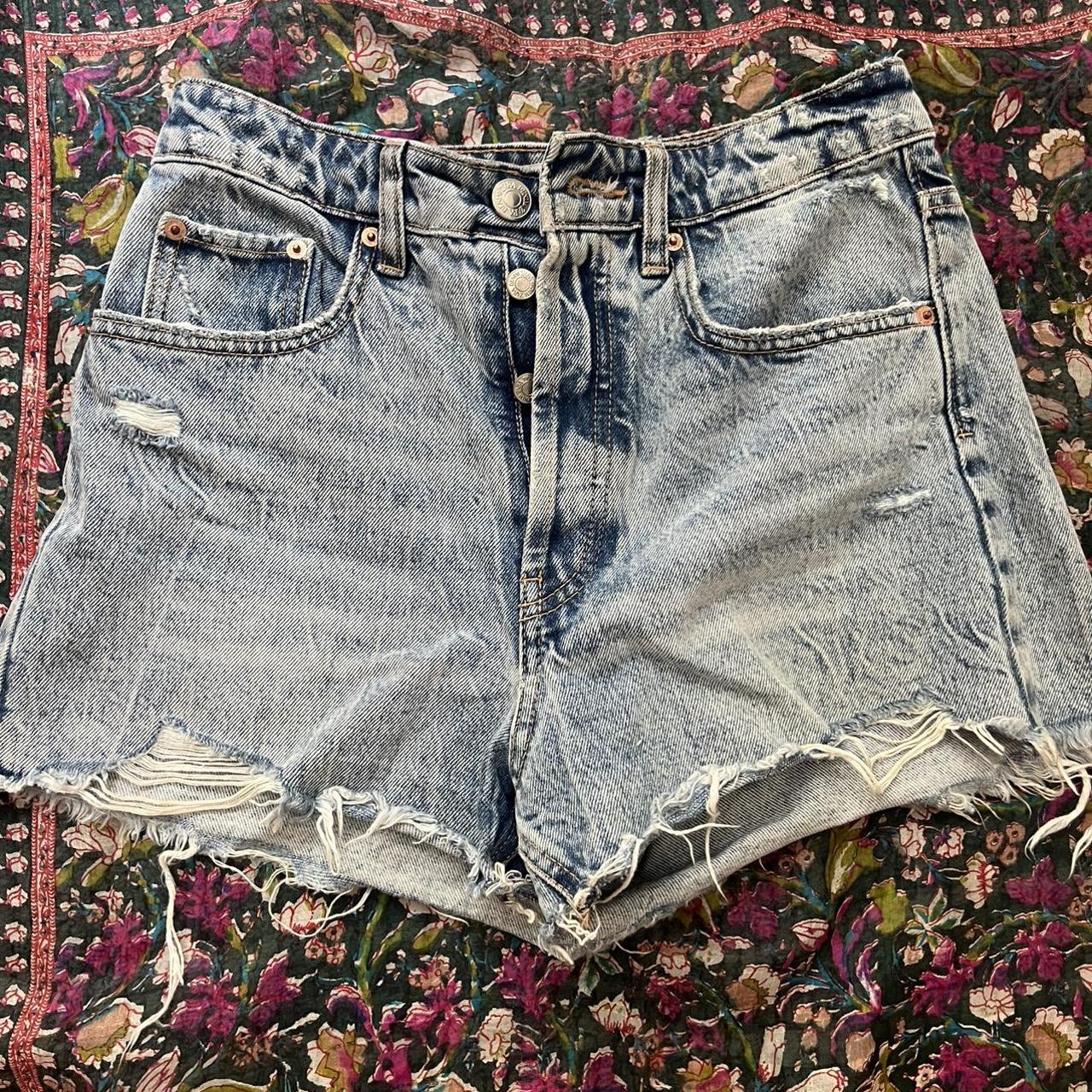 Zara Women's Blue Shorts | Depop