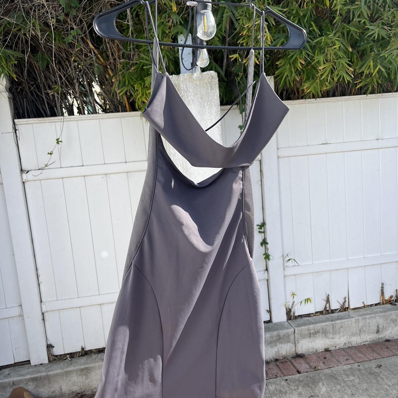 Hyein Seo Grey Polyester Mini Dress
