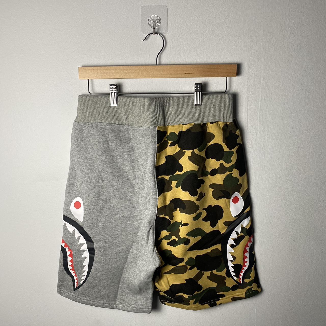 Grey hotsell bape shorts