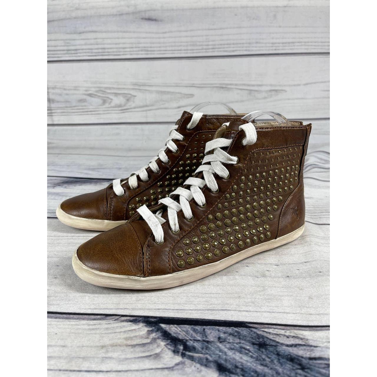 frye studded sneakers