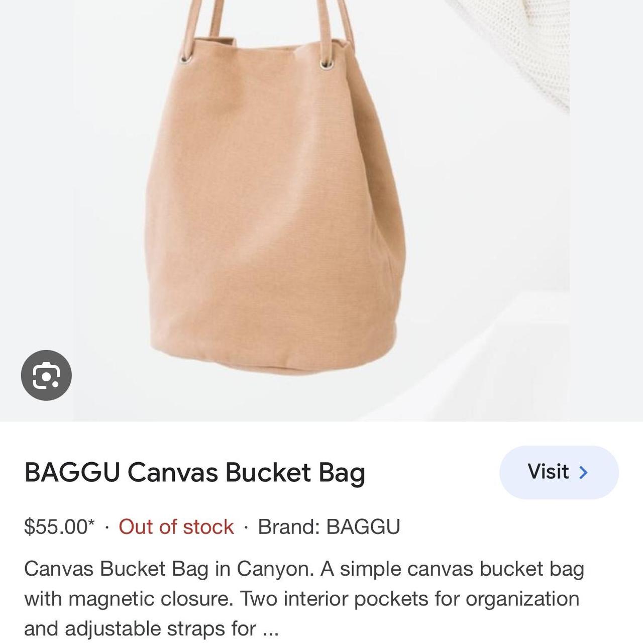 Baggu canvas 2025 bucket bag