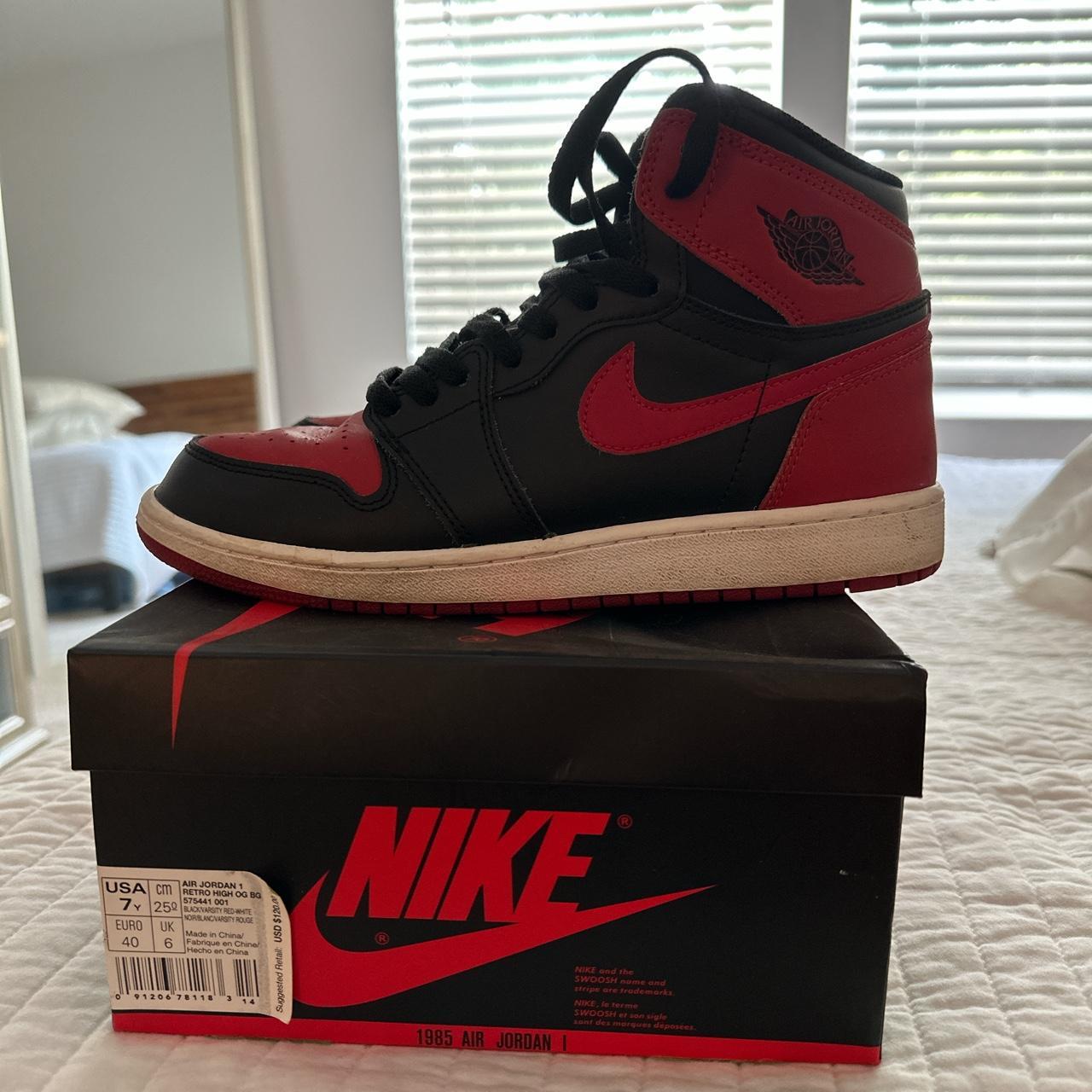 jordan 1 bred size 7