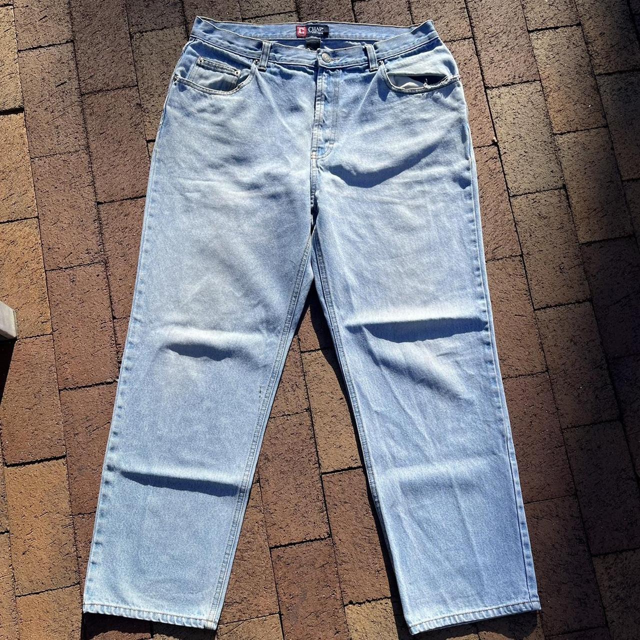 Chaps Men's Blue Jeans | Depop