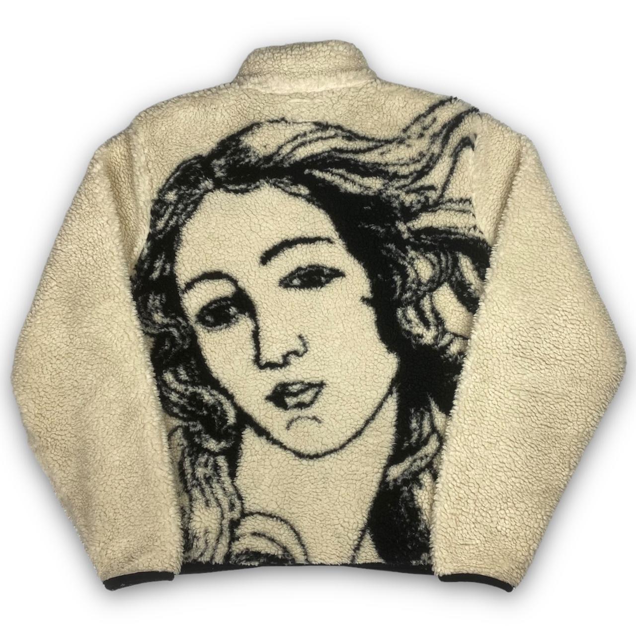 Stussy Venus Jacquard Sherpa Fleece JacketNNSize Depop