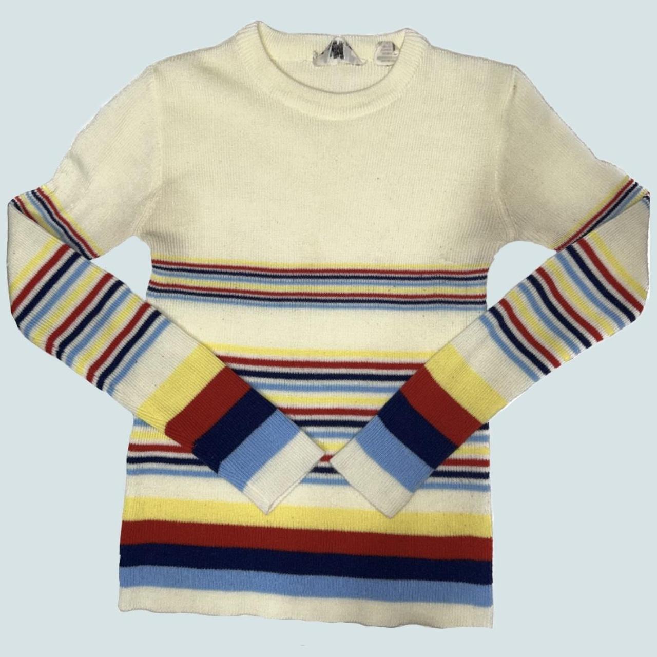 Retro on sale rainbow sweater