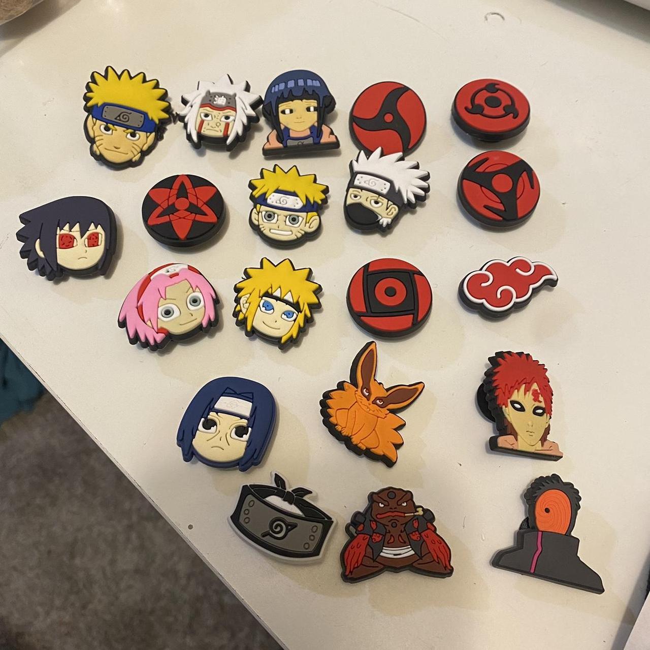 Naruto jibbitz / crocs charms brand new, never been... - Depop