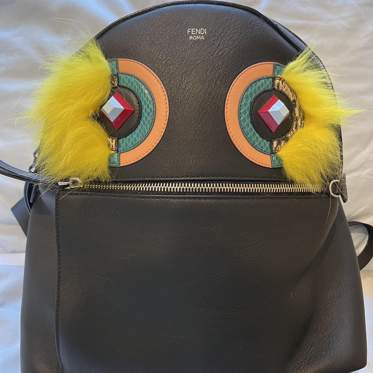 Fendi shop fur backpack