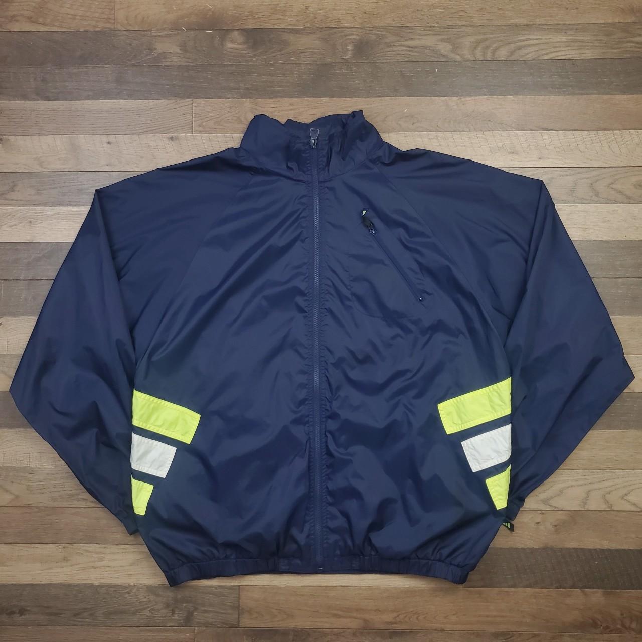 Adidas Men's Navy Jacket | Depop