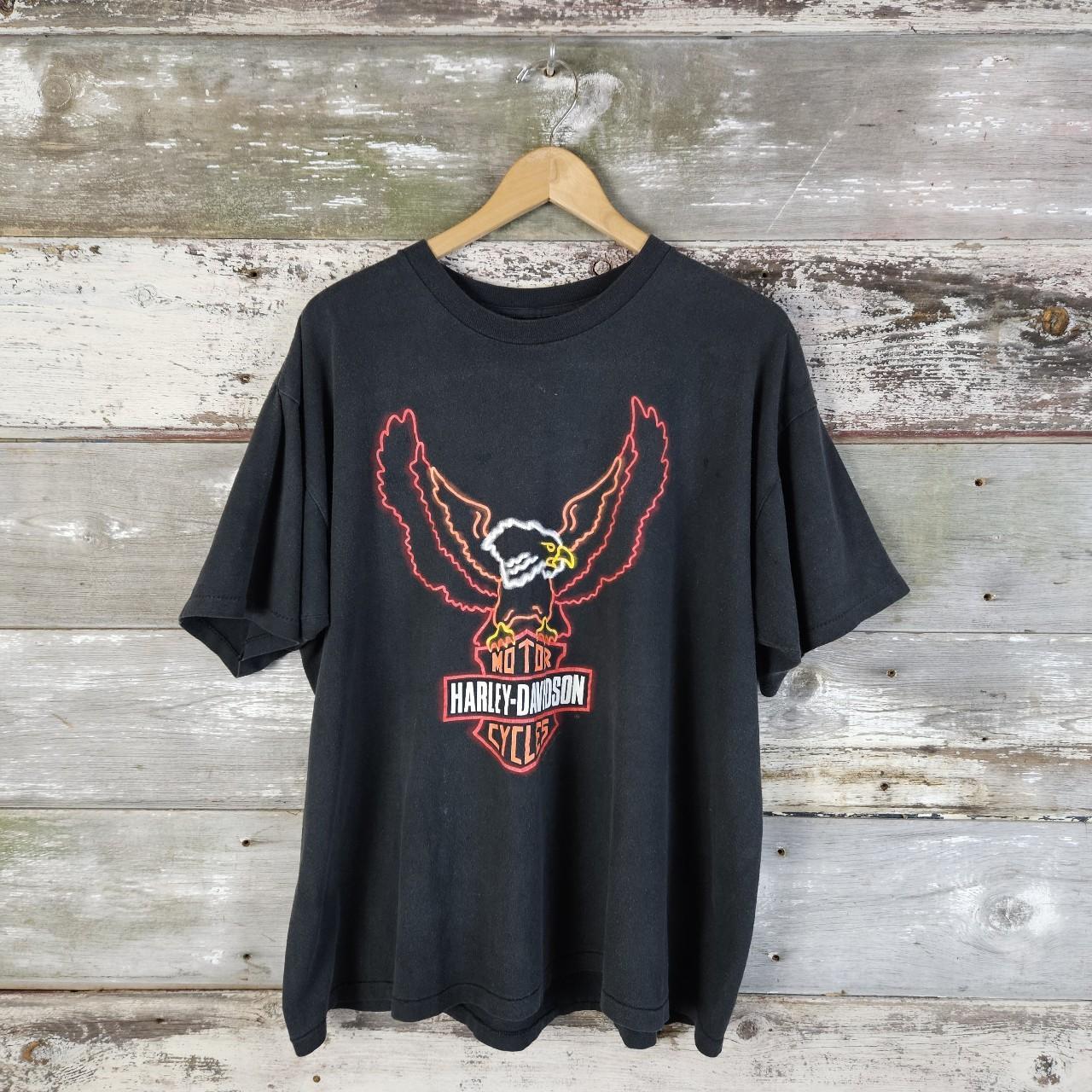 Harley Davidson Men's Black T-shirt | Depop