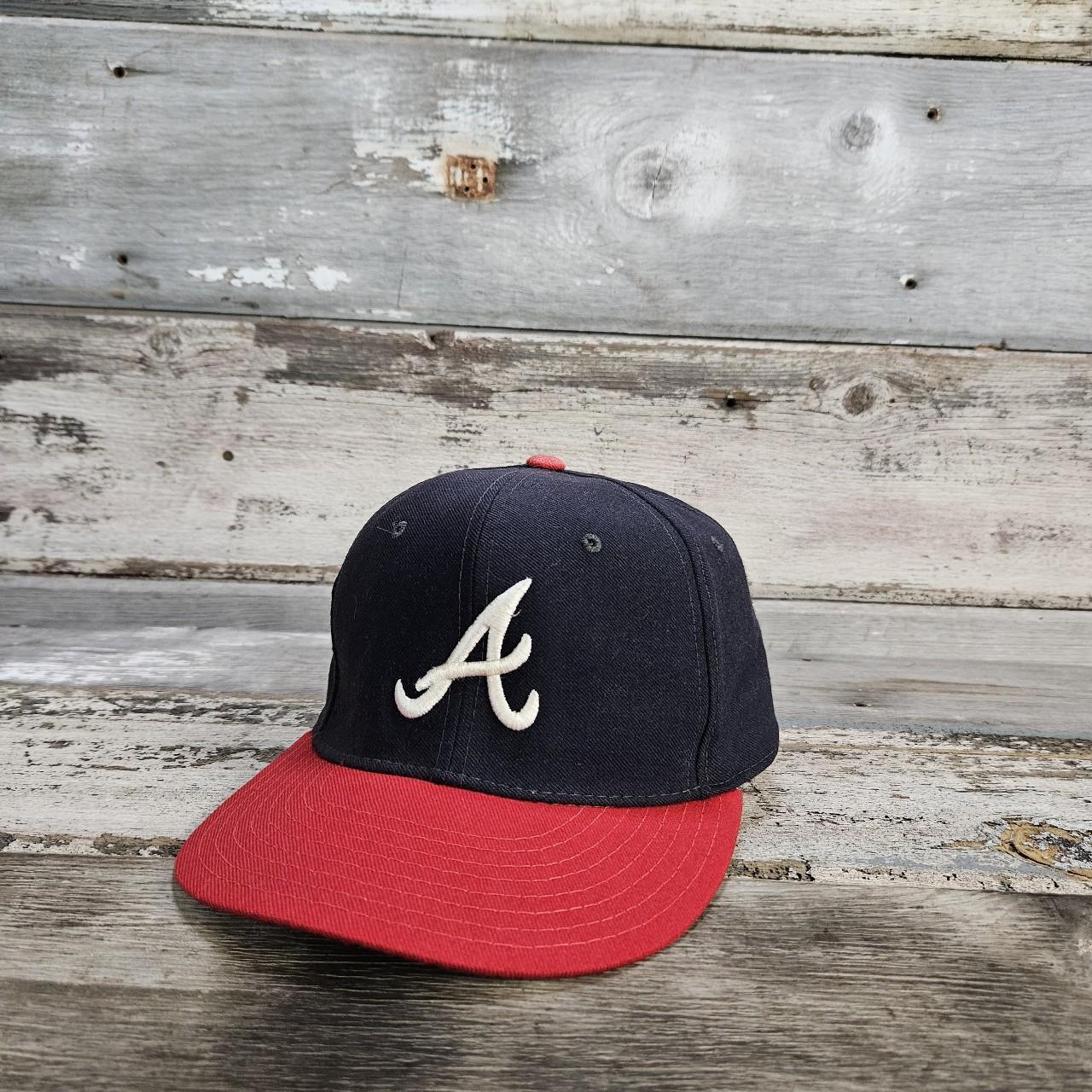 Vintage Atlanta braves plain logo snapback hat, Men's Fashion