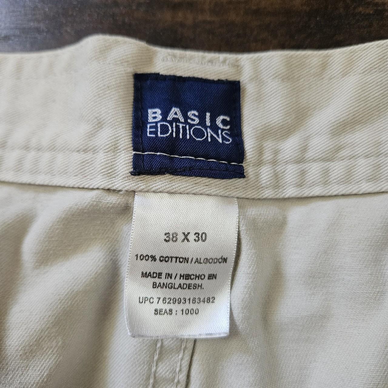 Basic Editions Men's Bootcut Cargo Pants - Cream/… - image 7