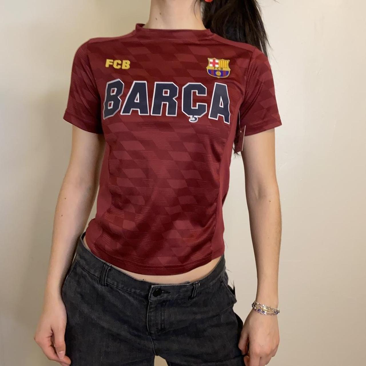 barcelona jersey maroon