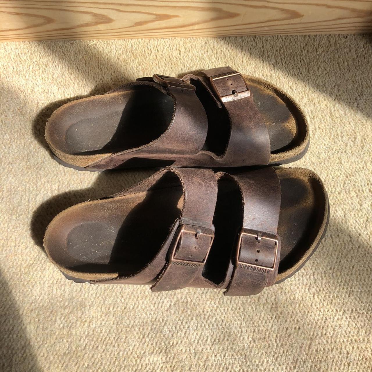 Birkenstock Women's Brown Sandals | Depop