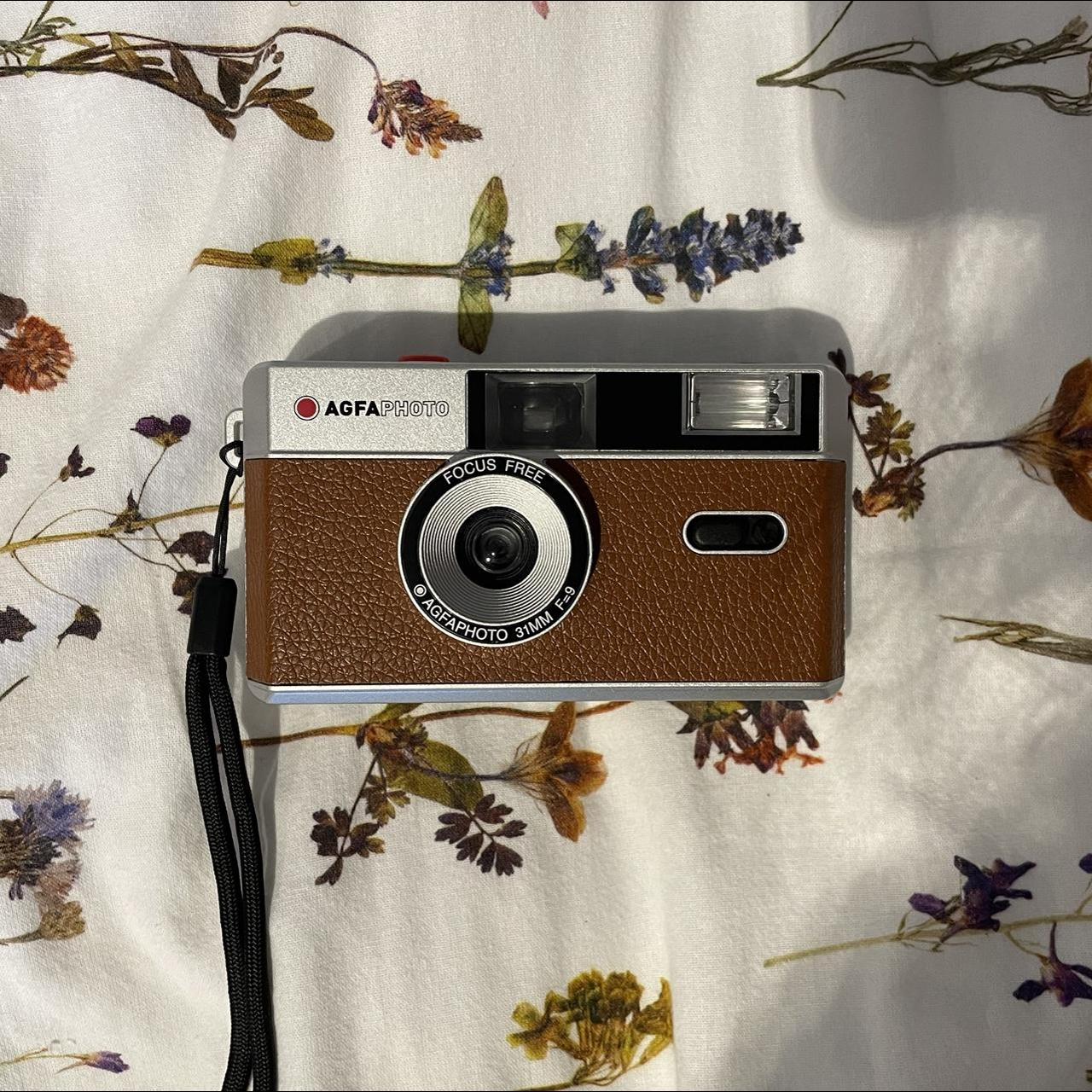 Urban Outfitters Brown and Silver Camerasandaccessories Depop