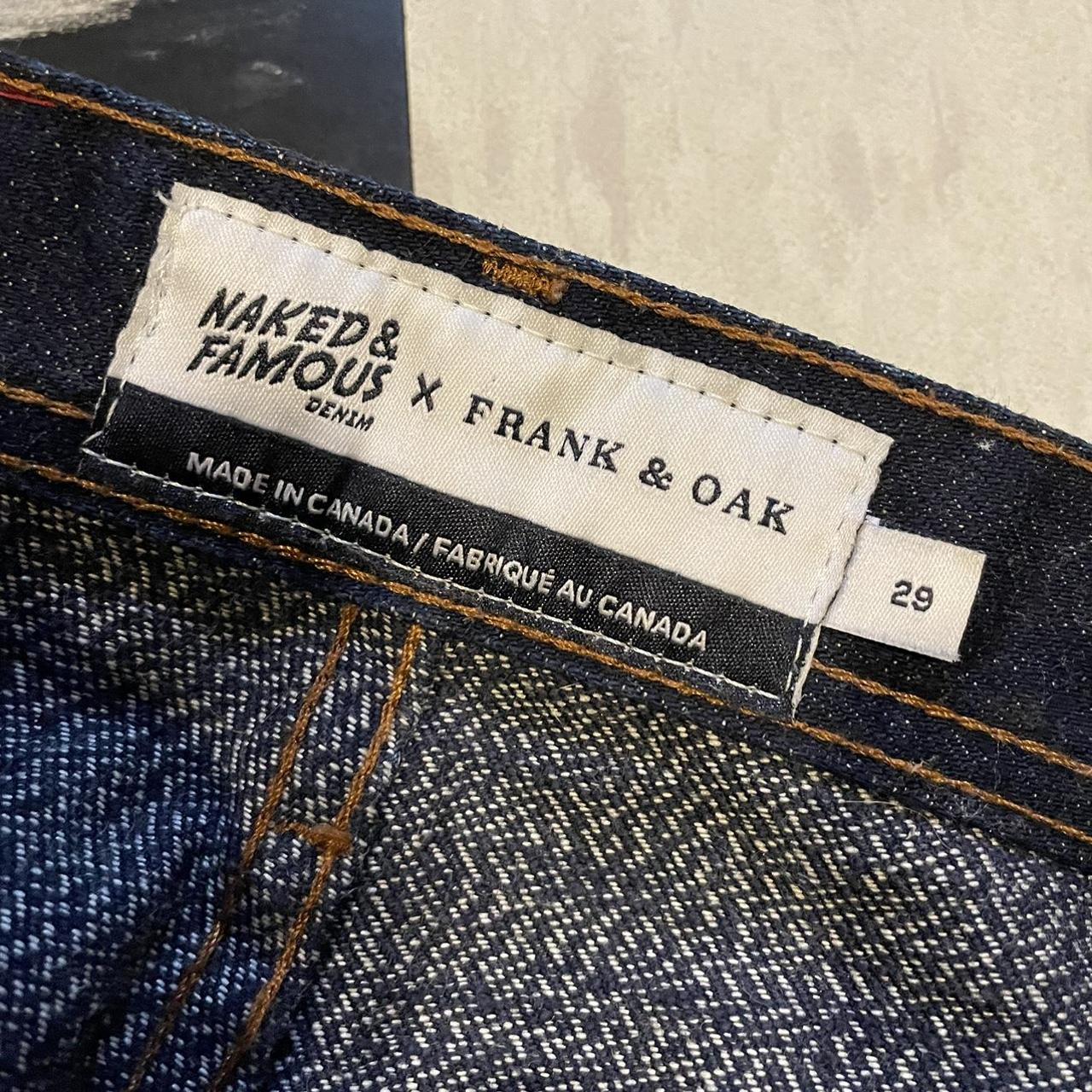 Naked Famous X Frank And Oak Collab Selvedge Depop