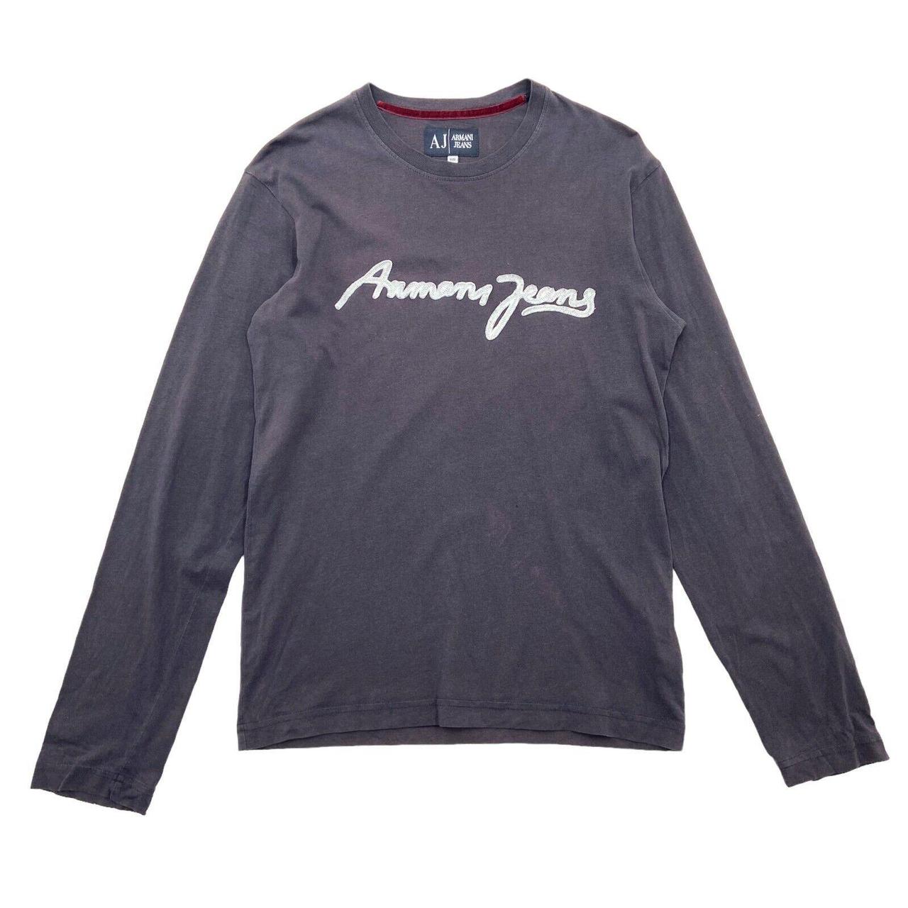 Armani jeans long sleeve t shirt best sale