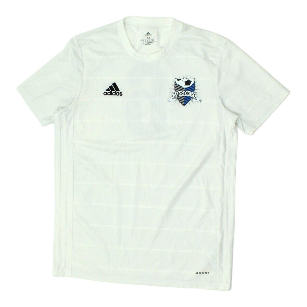 Carson FC Mens White Adidas Football Jersey US... Depop