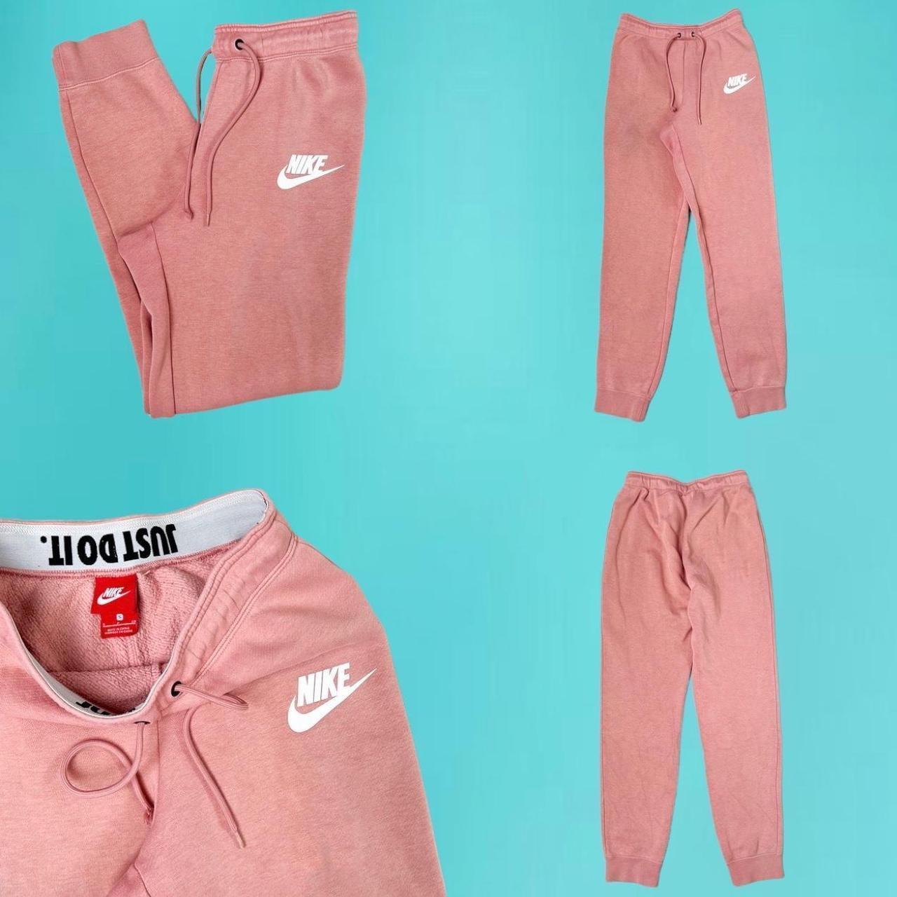Vintage Nike sweatpants Vintage pink Nike - Depop