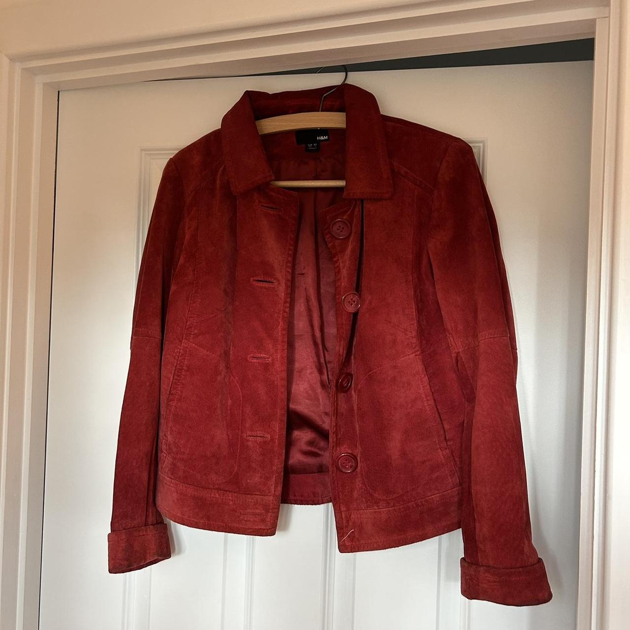 H and m outlet red jacket