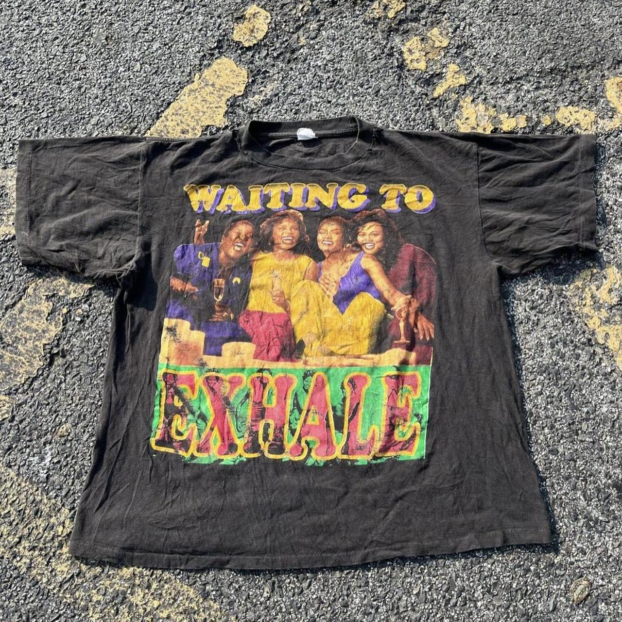 Vintage rap tee Whitney Houston waiting to exhale... - Depop