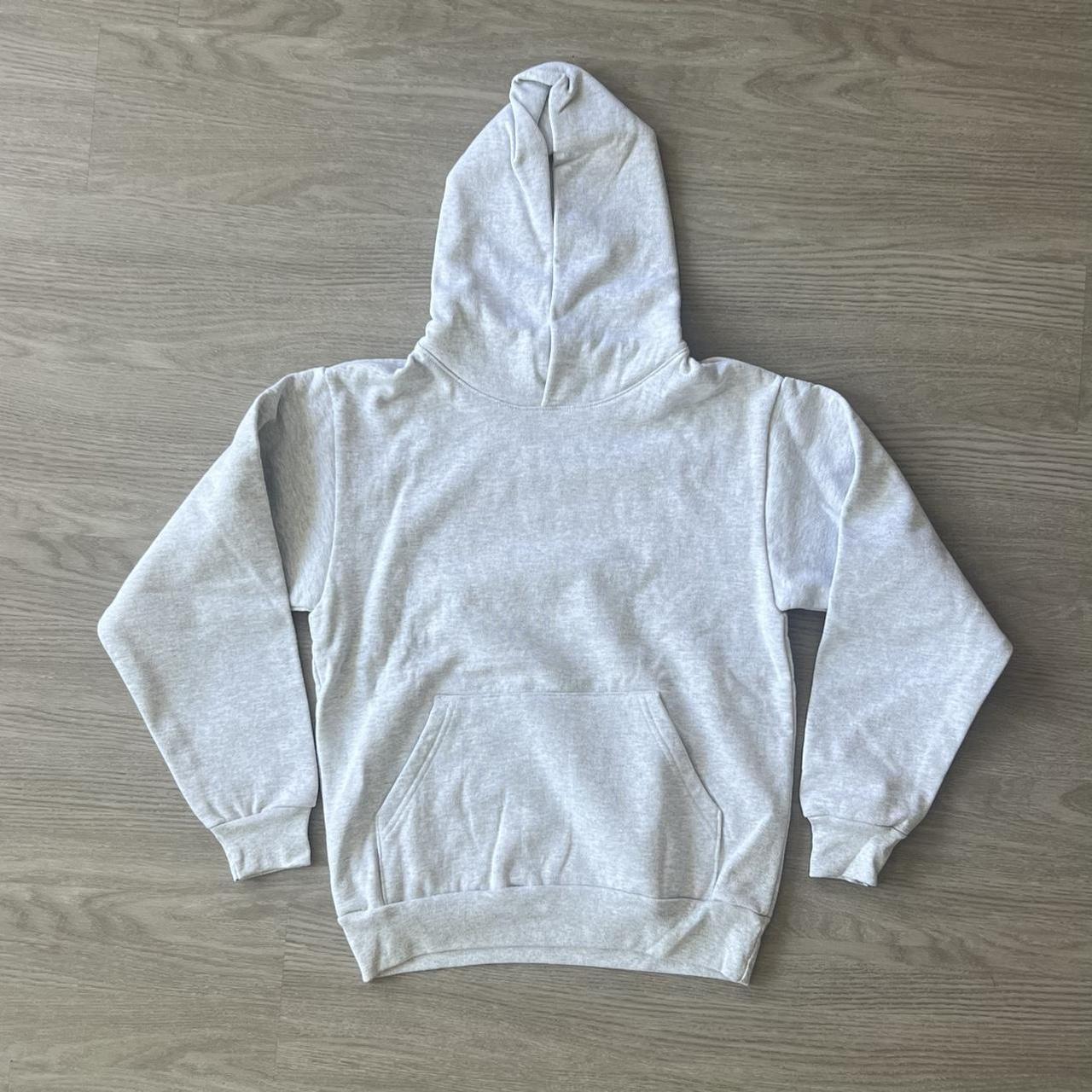 Los angeles apparel hoodie Heather grey Available... - Depop