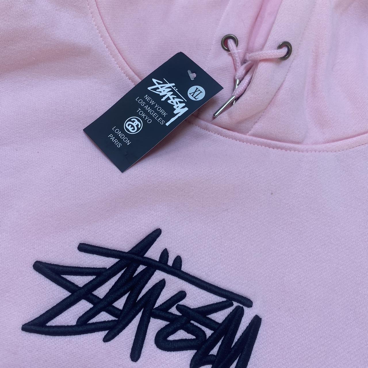 Pink Stussy Hoodie Brand New w tags Size XL but... - Depop