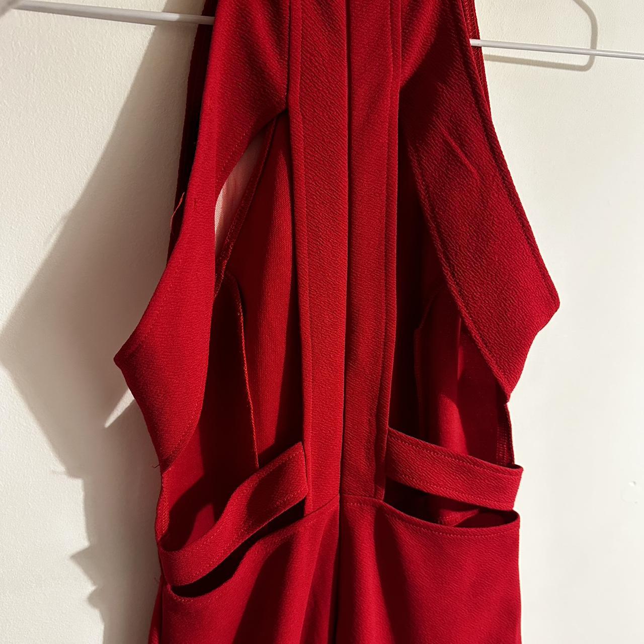 AX Paris red midi dress Mesh and cut out back... Depop