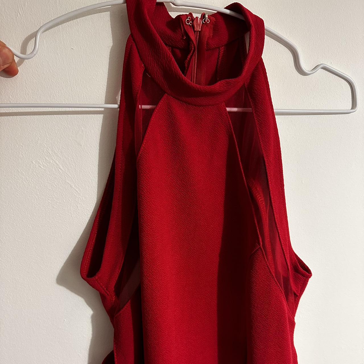 AX Paris red midi dress Mesh and cut out back... Depop