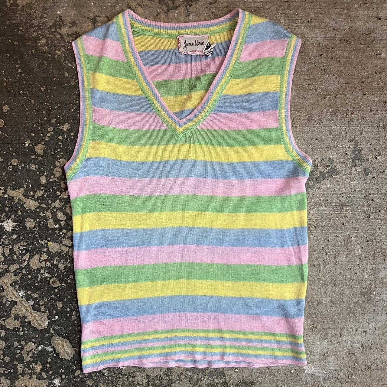 Neiman Marcus Women's Sweater - Multi - M – vinta… - image 1