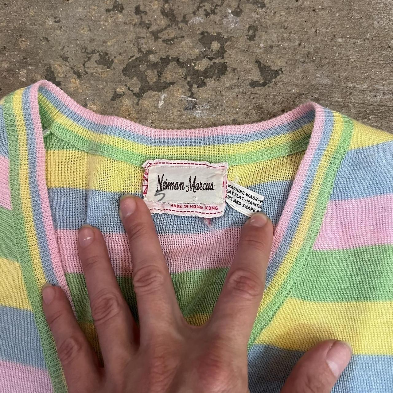 Neiman Marcus Women's Sweater - Multi - M – vinta… - image 2