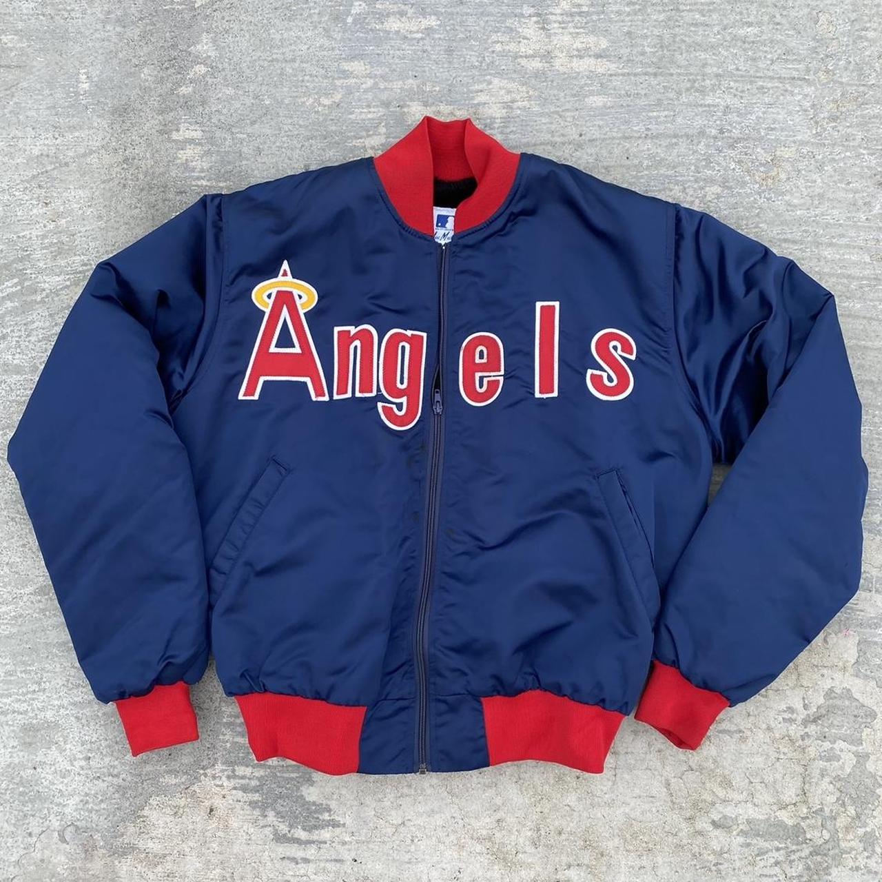 Vintage 80s Angels Jacket Made in USA. Features - Depop