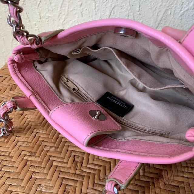 Black and pink Liz Claiborne M bag cute y2k purse - Depop