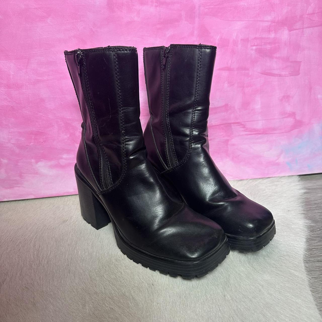 Vintage 90s Y2K Corset Chunky Platform Boots cheapest